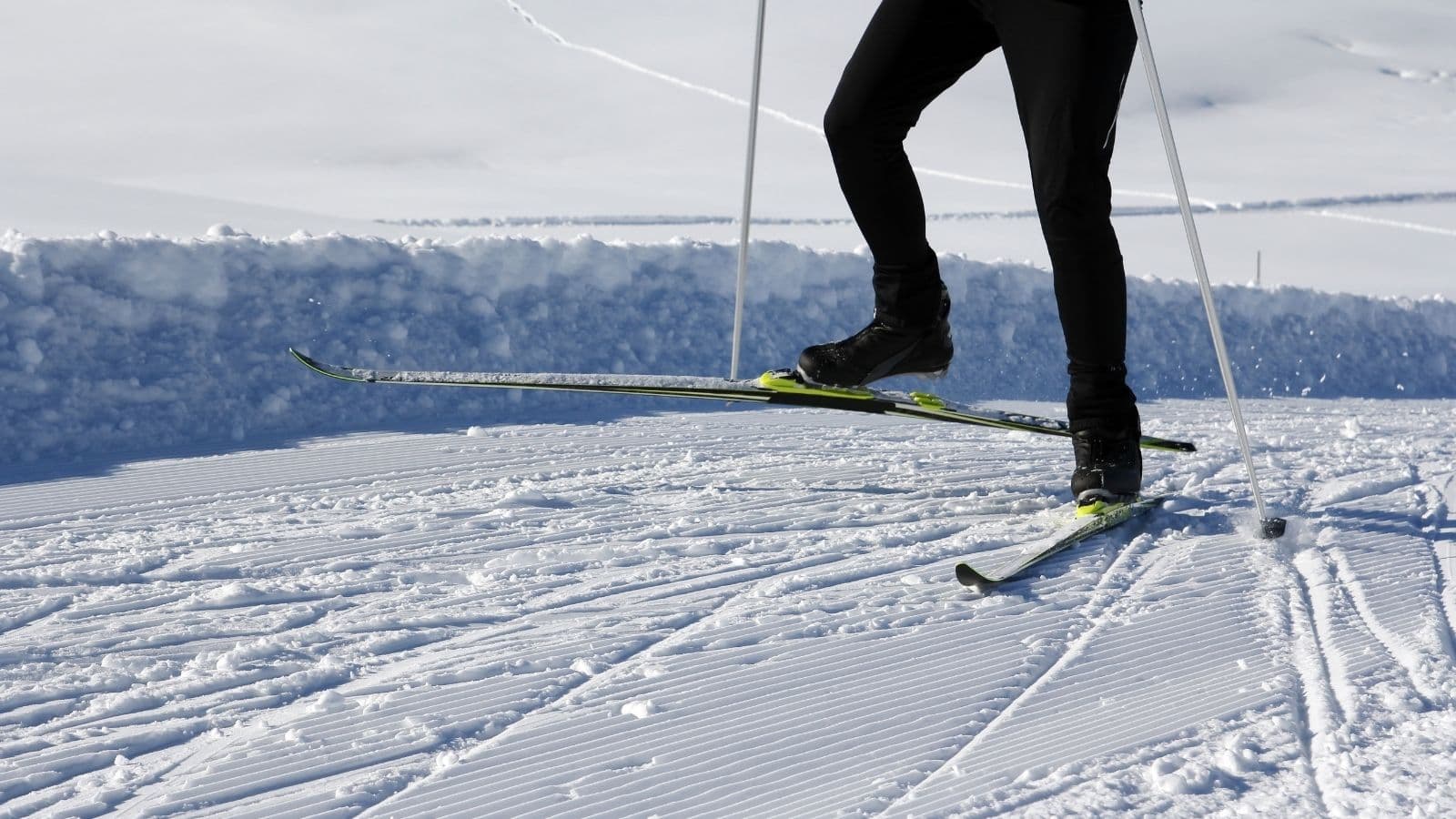 Person skiing